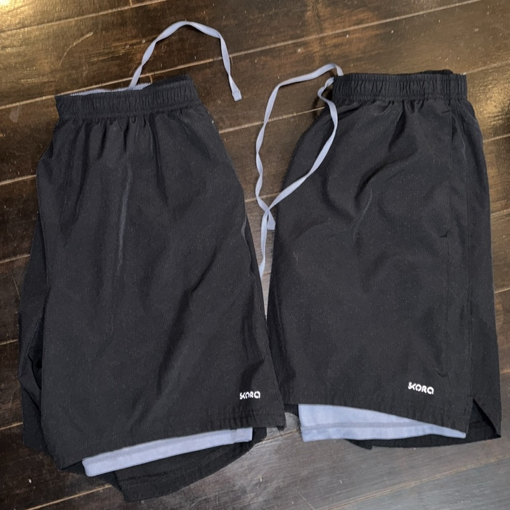 Skora Men’s Athletic Shorts - 2 Pairs
